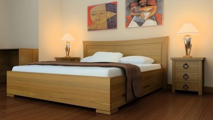 Giường ngủ gỗ sồi GN-020