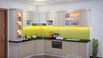 Tủ bếp Acrylic A-009