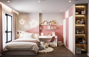 Mẫu thiết kế nội thất chung cư phòng ngủ cho bé đẹp