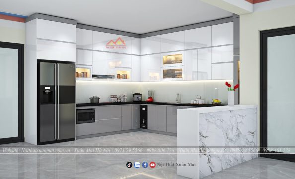 tủ bếp inox